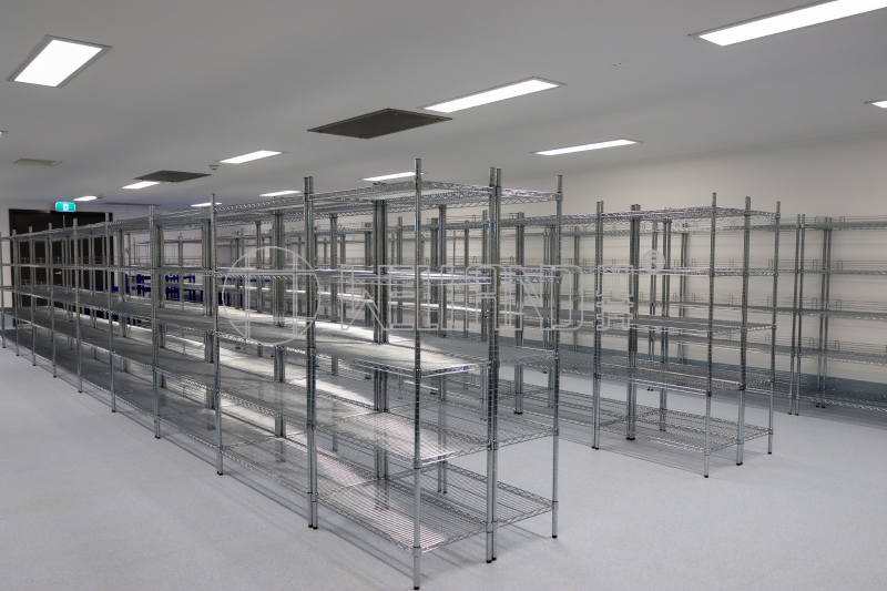 五層電鍍重網醫療儲物架成功案例分享