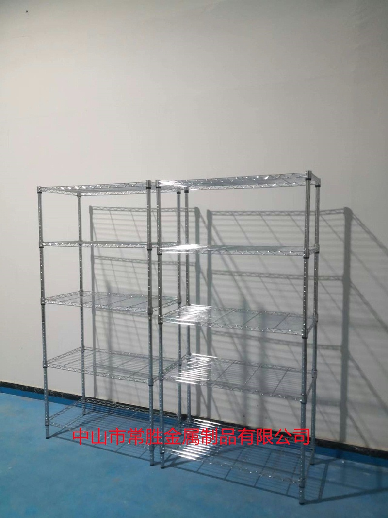 熱銷歐美高承重五層鍍鉻貨架-中山常勝-WELLAND川井 (3)