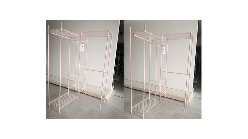 中山常勝工廠跨境電商爆款轉角衣櫥架簡介