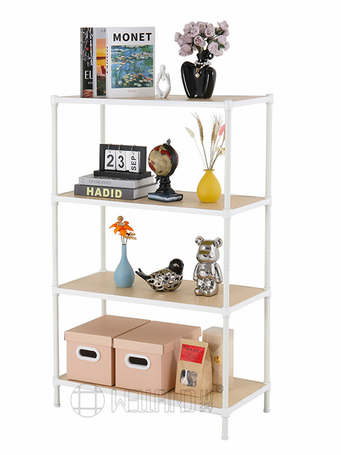 四層竹板展示層架 四層竹板展示層架