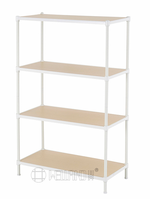 白色4層竹纖板層架（3）