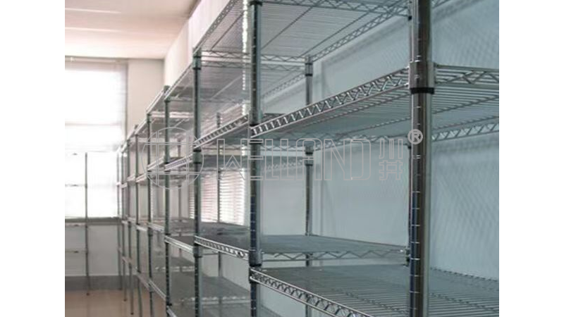 工廠倉儲重網(wǎng)電鍍貨架成功案例分享