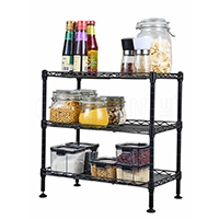 簡約桌面儲物架_多層可拆裝網格置物架（2）