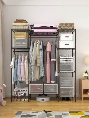 實用牛津布簡約碳鋼金屬衣柜布衣櫥