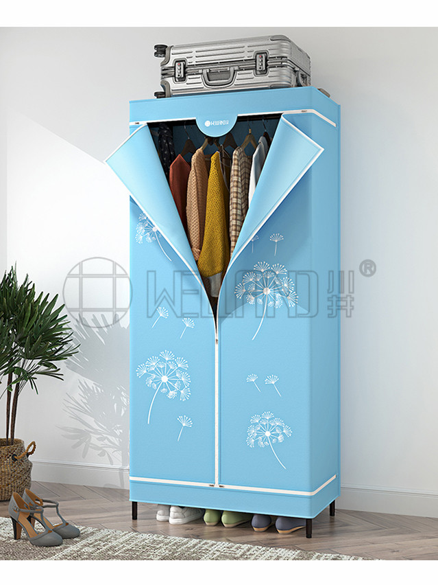 新款學生宿舍圓管布衣櫥 高檔組合衣柜 家用掛衣架-川井 (2)