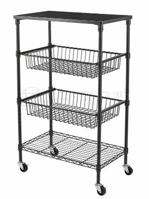 廚房蔬菜水果拉籃收納架