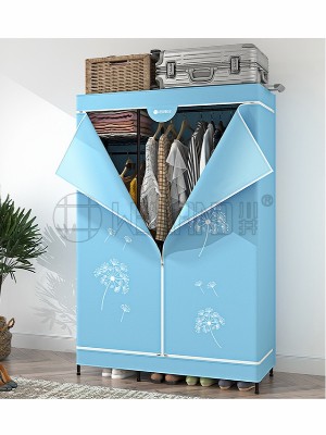 簡約黑色烤漆碳鋼衣櫥架