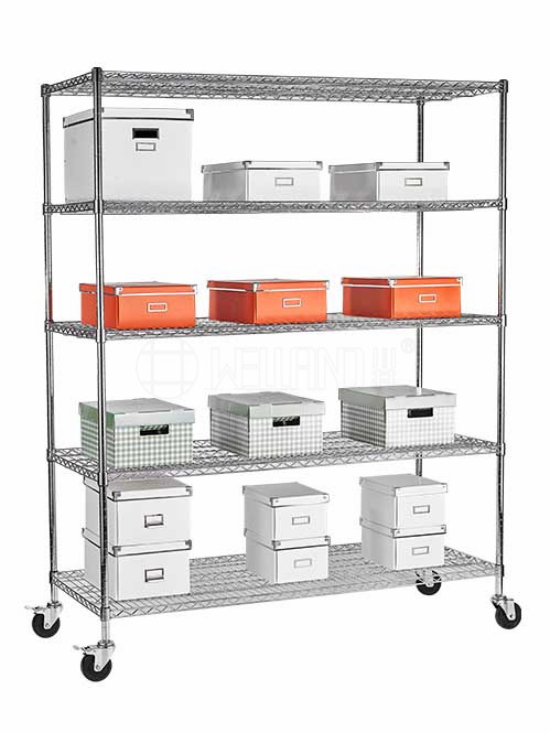 電鍍鉻常規重型線網貨架