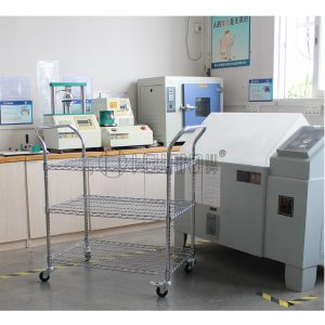 定制三層商用多功能推車-川井置物架線網貨架-中山常勝