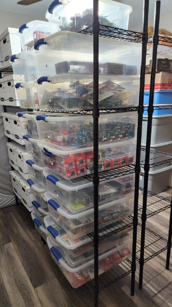 多層噴粉黑色工廠貨架成功案例分享-川井置物架線網貨架-中山常勝