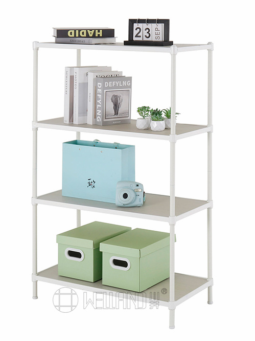 四層竹板展示層架 四層竹板展示層架