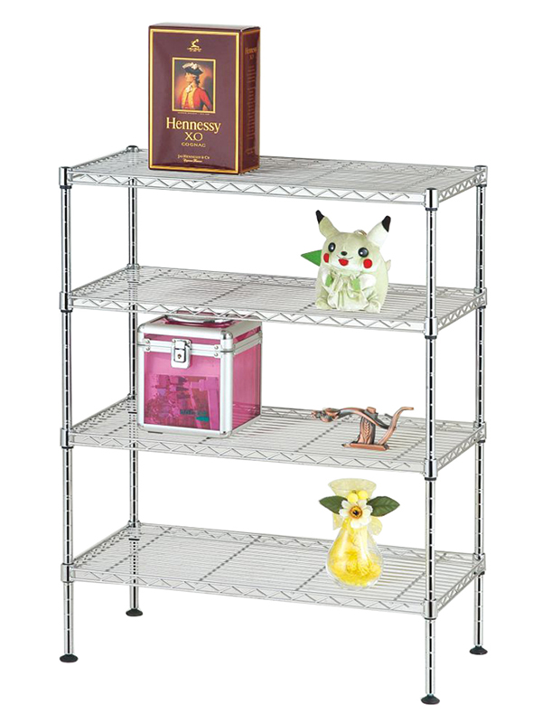 工廠價優惠置物架_家用貨架_鍍鉻金屬工藝