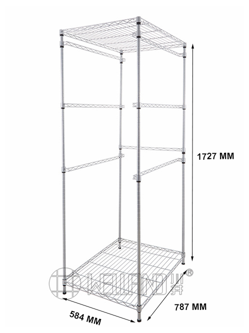 五層可拆卸儲物箱收納架