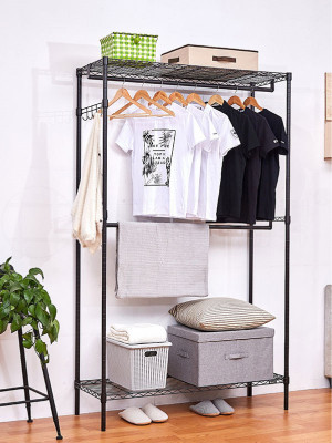 時尚雙人精品布衣柜衣櫥定制組合掛衣架批發