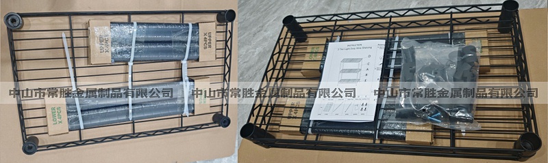 三層烤漆家用線網置物架加強電商包裝簡介 (2)