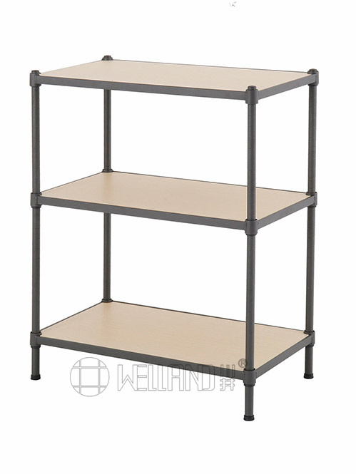 三層 半光黑竹纖板層架