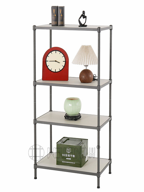 四層 半光黑竹纖板層架