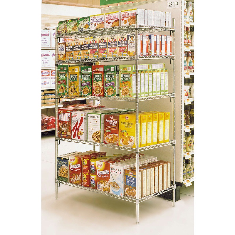 WELLAND川井牌鍍鉻線網貨架商超打折促銷展示架 輕型理貨架