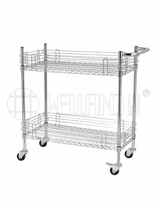 雙層防靜電周轉物料推車