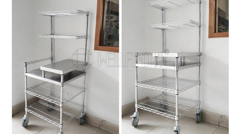 中山工廠 新研發商用廚房不銹鋼推車 分享