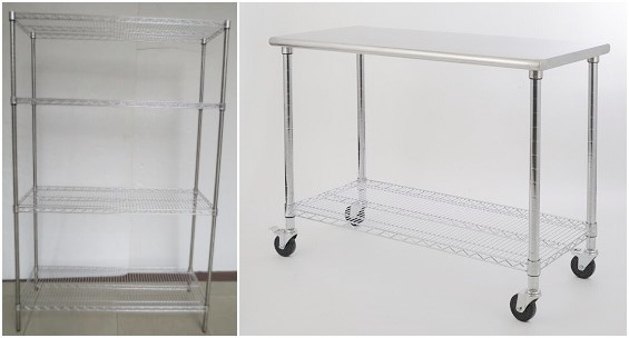 商用不銹鋼貨架 酒店后廚工作臺 專業資深生產廠家-川井