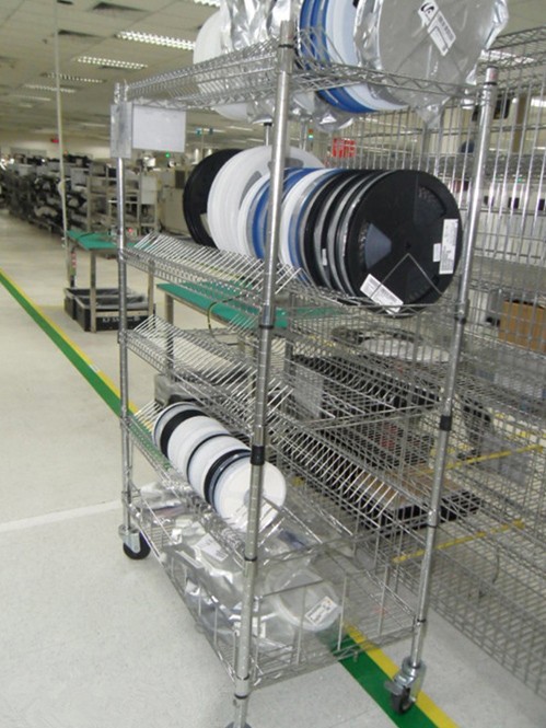 推薦電子車間物料料盤架 SMT料盤架周轉車-川井