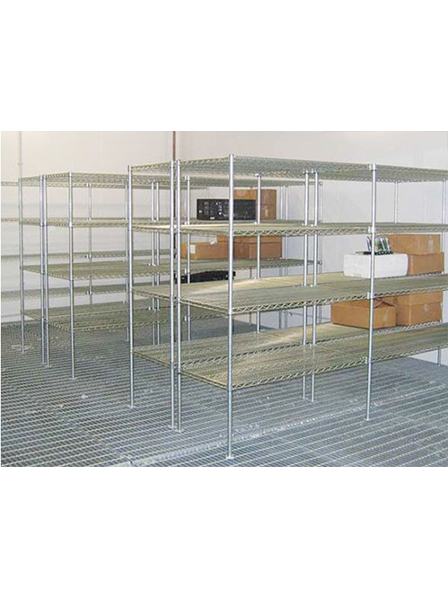 304不銹鋼冷庫食品倉儲線網貨架