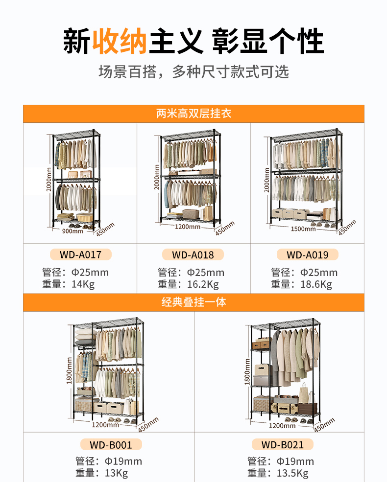 川井布衣柜新款已上線，半開(kāi)放窗簾式牛津布罩衣櫥 (2)