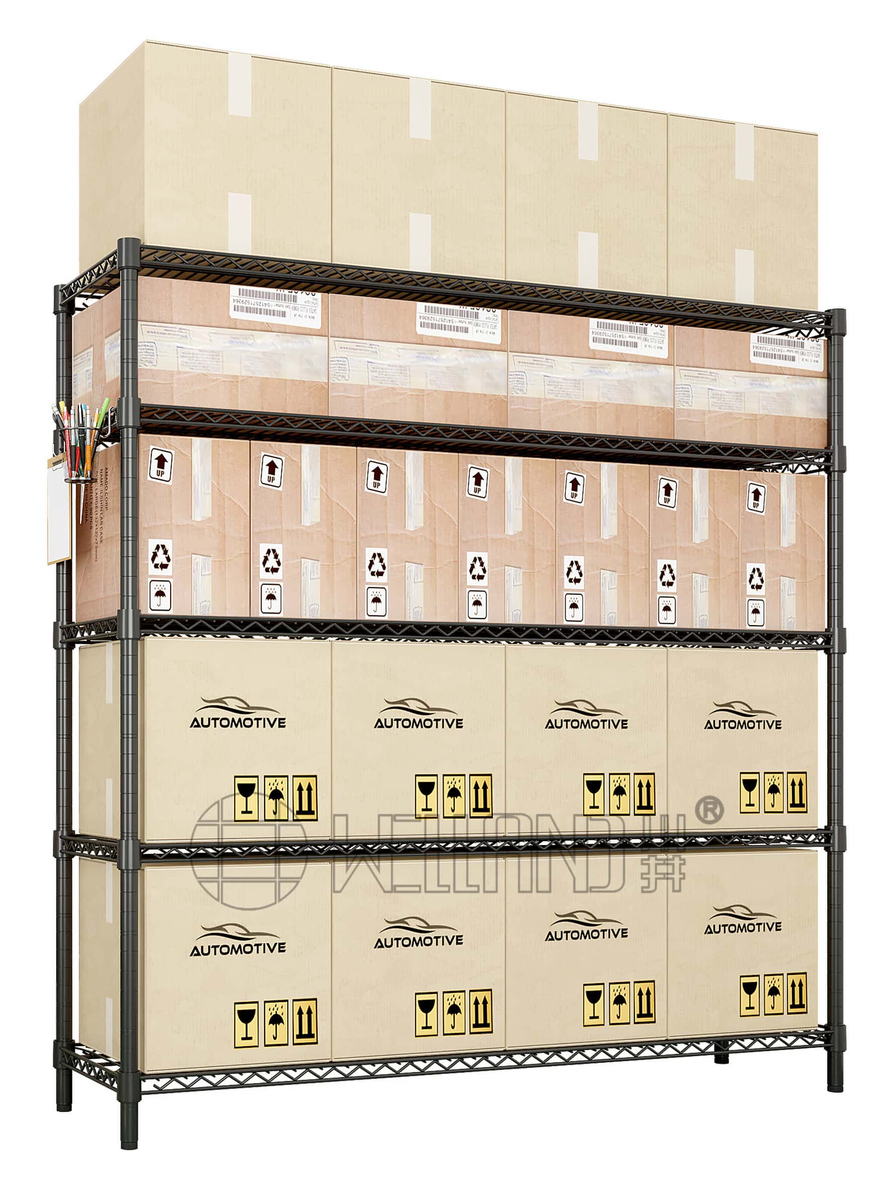 碳鋼噴粉倉庫貨架