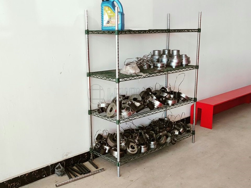 工廠用中型貨架-多層可調節防銹鐵架-車間防靜電貨架-不銹鋼款式架子-川井