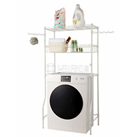 滾筒翻蓋洗衣機金屬收納架 可調(diào)節(jié)洗衣房洗衣機架 多種顏色洗衣機架 出口批發(fā)