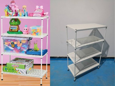 現代簡易新款家居收納鐵板層架推薦