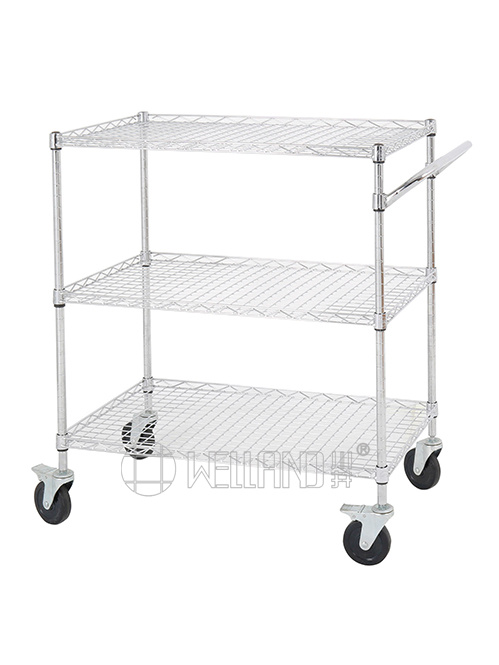 金屬方格網(wǎng)小推車揀貨車