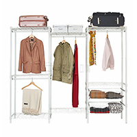 大尺寸組合珍珠白雙人實(shí)用大衣櫥