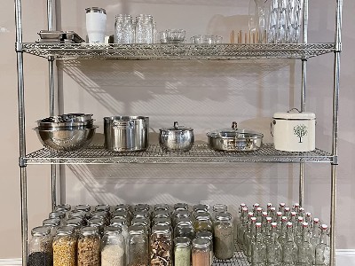 廚房廚具餐具烘焙用品多層置物架-廚房電器落地金屬儲物架-可移動