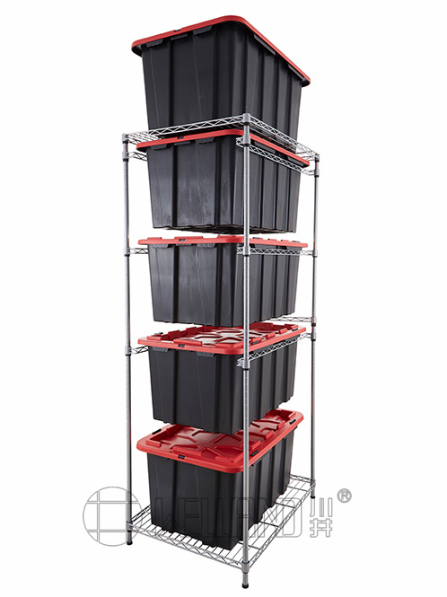 五層可拆卸儲物箱收納架