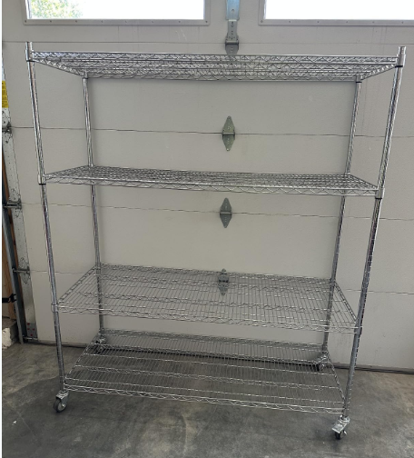 四層電鍍重網工廠貨架成功案例分享