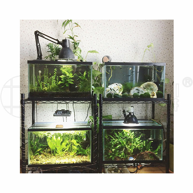 魚缸展示架子魚缸儲物架觀光線網架子-川井