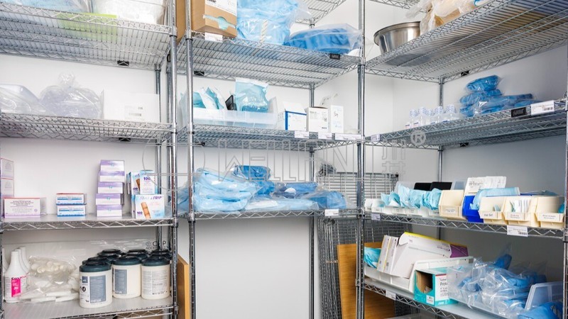 醫院診所大儲存空間電鍍線網貨架成功案例分享