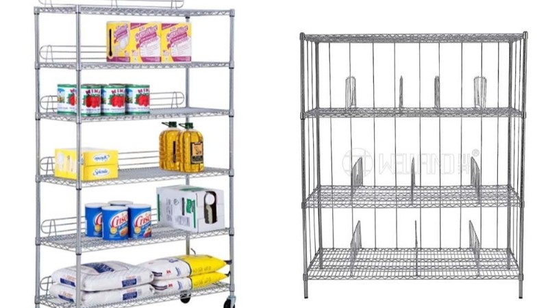 鍍鉻線網貨架的配件有哪些?