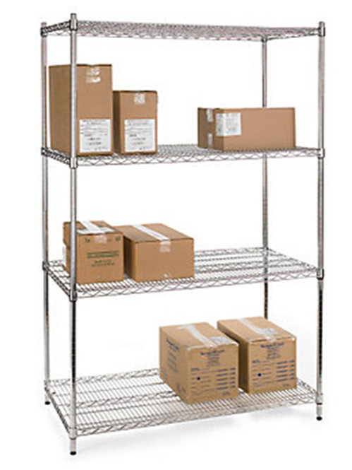 四層工具雜物收納重型線網貨架