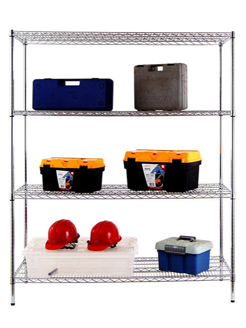 四層工具雜物收納重型線網貨架