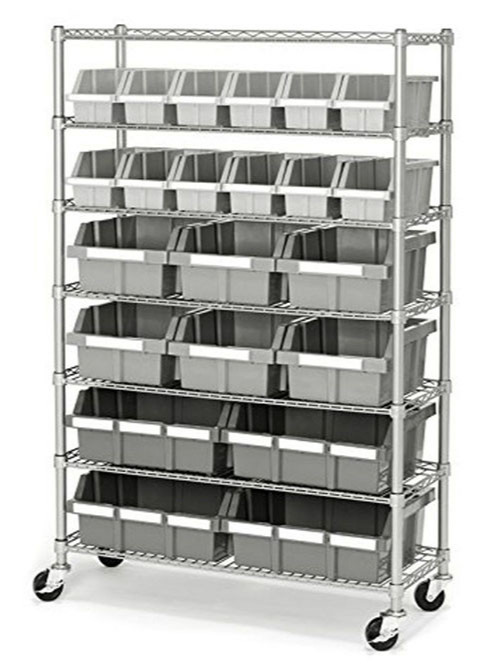 可移動配件周轉架置物架