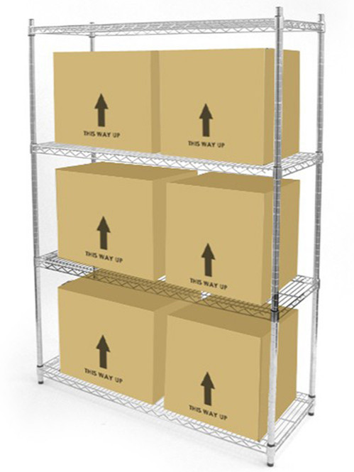 四層倉儲物流工業線網貨架