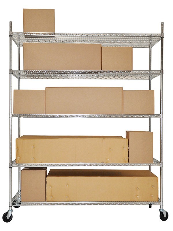 大容量重型波浪網倉儲貨架