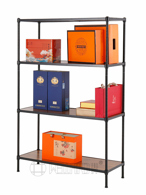 四層竹纖板層架