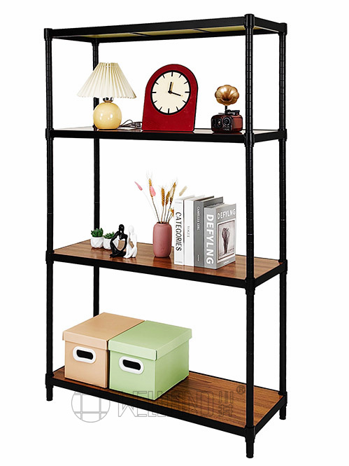 四層竹纖板置物架