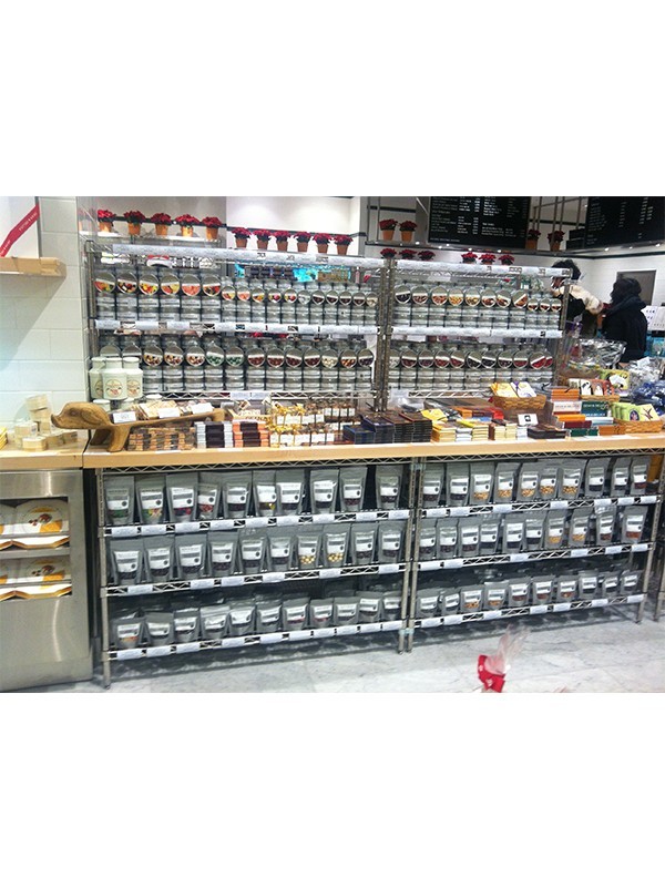 超市罐頭食品專區展示架_冷藏飲料存放收納架-工廠價優惠