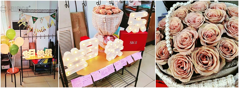 生日道具裝飾布景架子-節日高端擺設布景架-川井