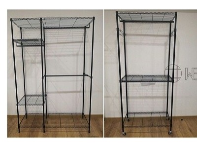 金屬(鐵制)簡易衣櫥架特點簡述